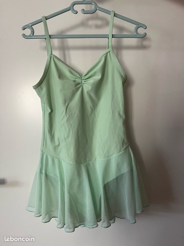 Justaucorps de danse vert clair PAKI lime 10 ans (image 1)