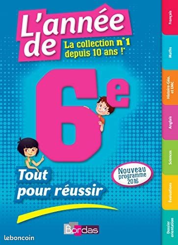 Livre toout pour réussir 6e (image 1)