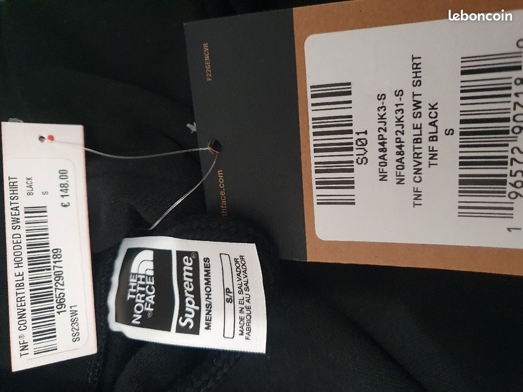 Sweatshirt Suprême X The North Face Convertible Hooded (image 6)