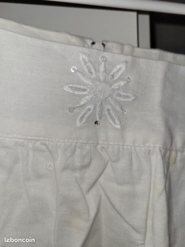 Lot de 2 robes blanches 10 ans (image 3)