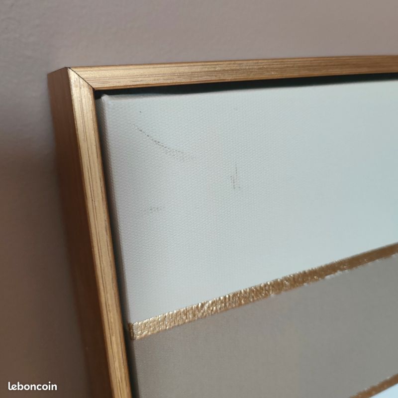 Tableau Maison du Monde – Style Art Déco doré – 70 x 50 cm (image 3)