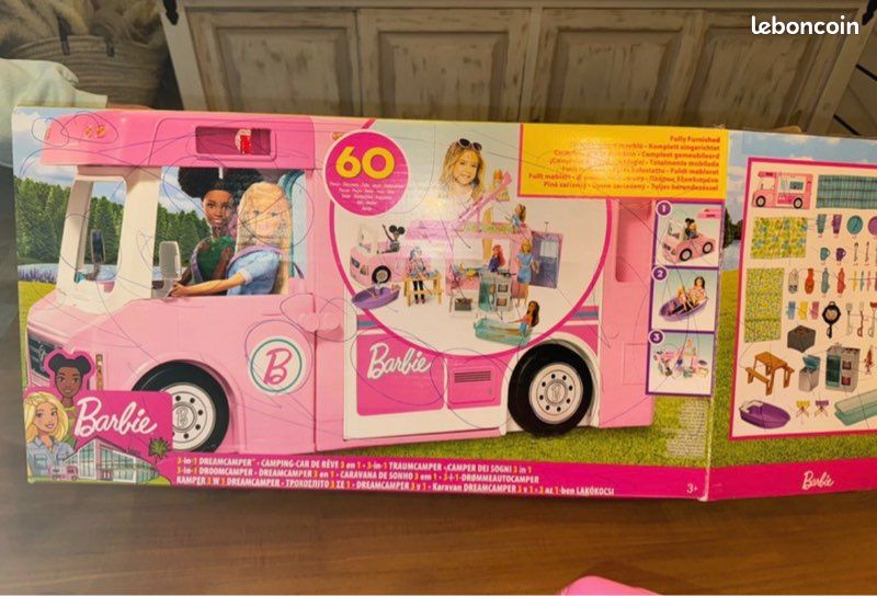 Barbie Dreamhouse Adventures Camping-Car De Rêve 3-En-1 au Meilleur