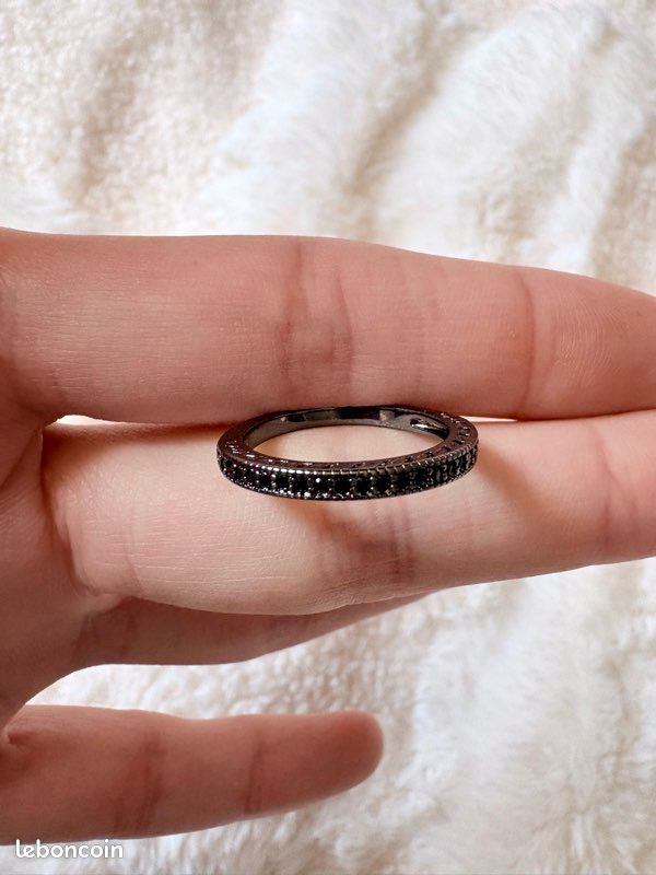 Bague/anneau T52 noir (image 1)