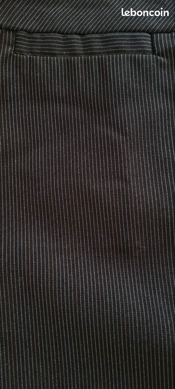 Jupe crayon marron marque le château (image 5)