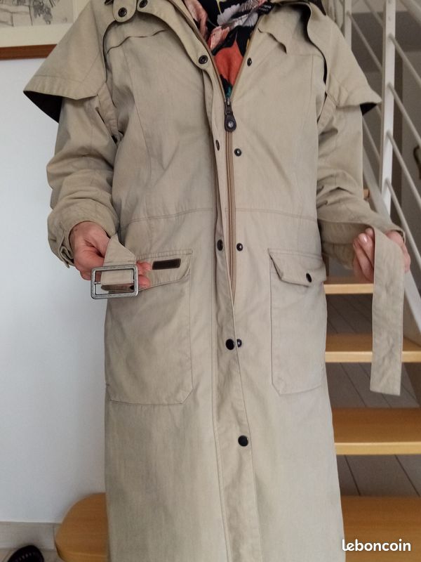 Veste Imperméable Aigle Trench Femme Imperméable Mi-long Aigle Femme