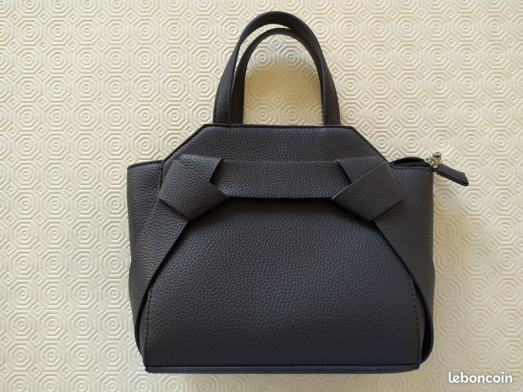 Sac à main bleu marine - TBE - DAMART (image 1)