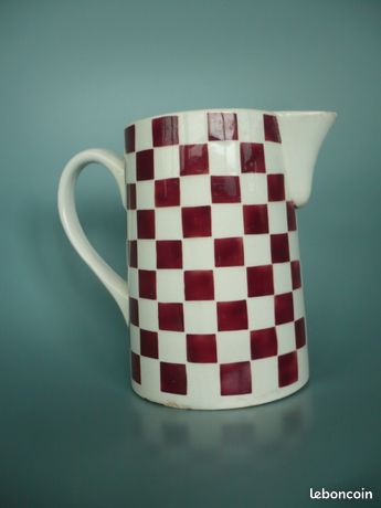Pot à lait ancien / pichet vintage – 12,5 cm – déco cuisine campagne chic - Décoration
