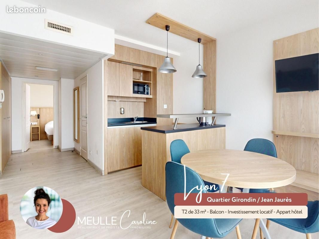Appartement 2 pièces 33 m² · à Lyon · 33 m² · 118 000 €
