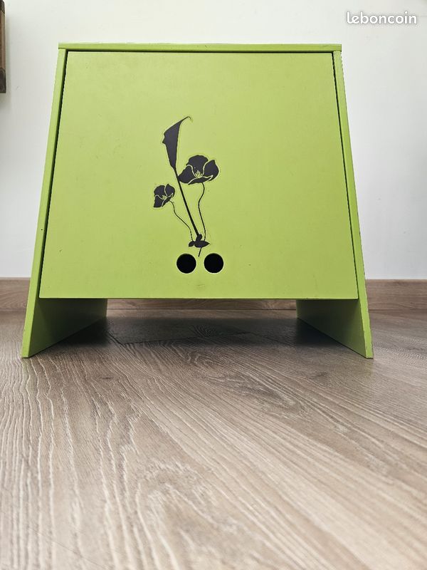 Table de chevet verte vertbaudet (image 1)
