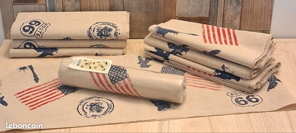 Chemin de table thème USA vintage (image 3)