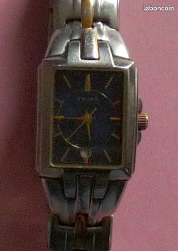 Bijou montre femme – Métal acier inoxydable, couleur métal et doré (image 1)