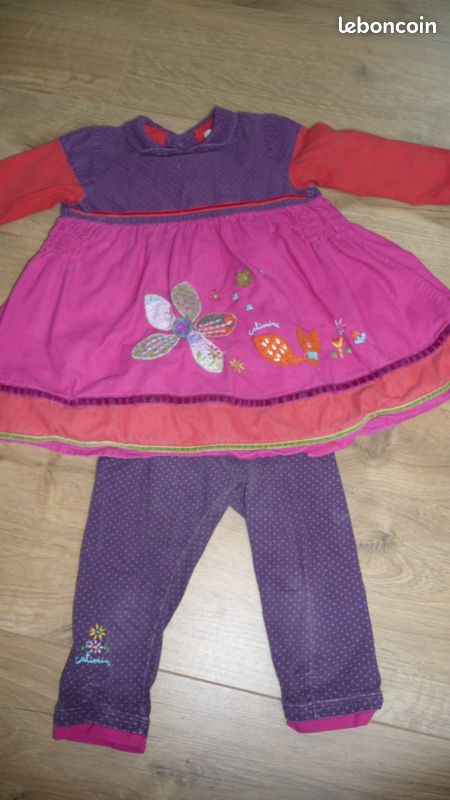 Robe Catimini+ legging 18 mois (image 1)