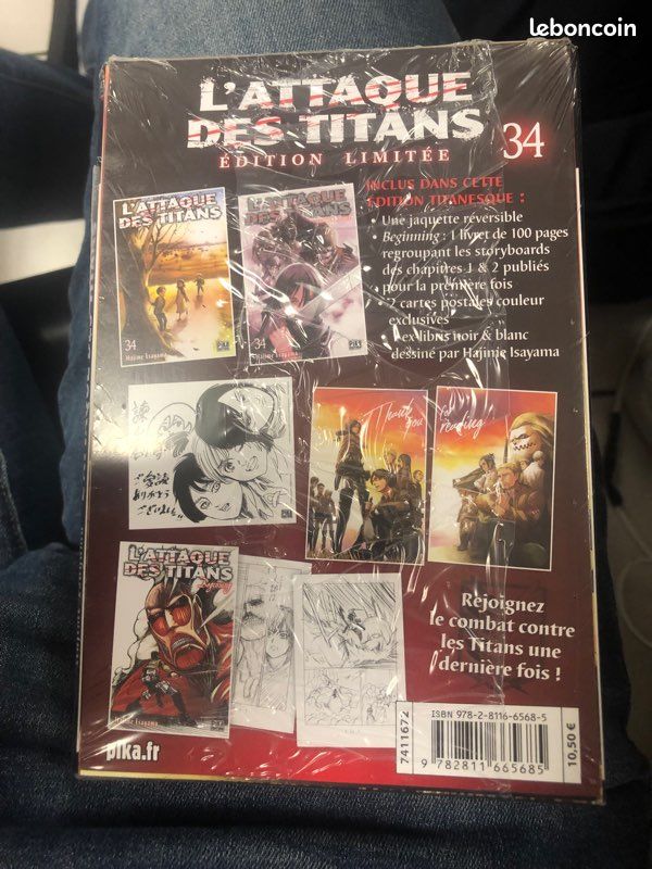 L’attaque des titans tome 34 édition limitée (image 3)