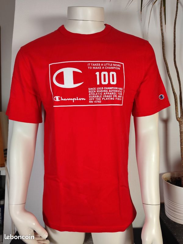 T-shirt Blanc à Slogan WRSTBHVR Rouge - Taille S, Coton, Manches Courtes, Occasion Très Bon état