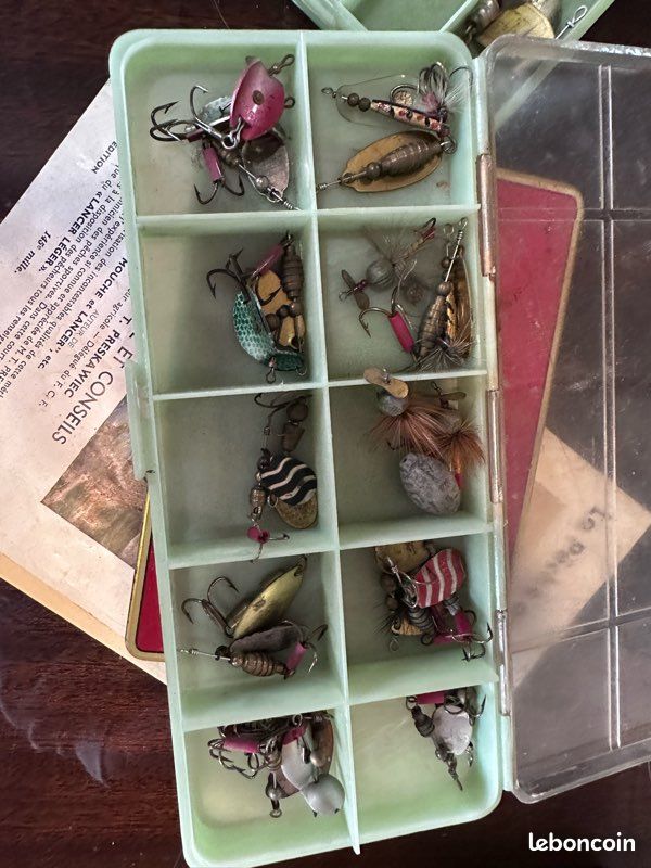 Boite de pêche,lot de leurres de pêche à la mouche en acier à haute