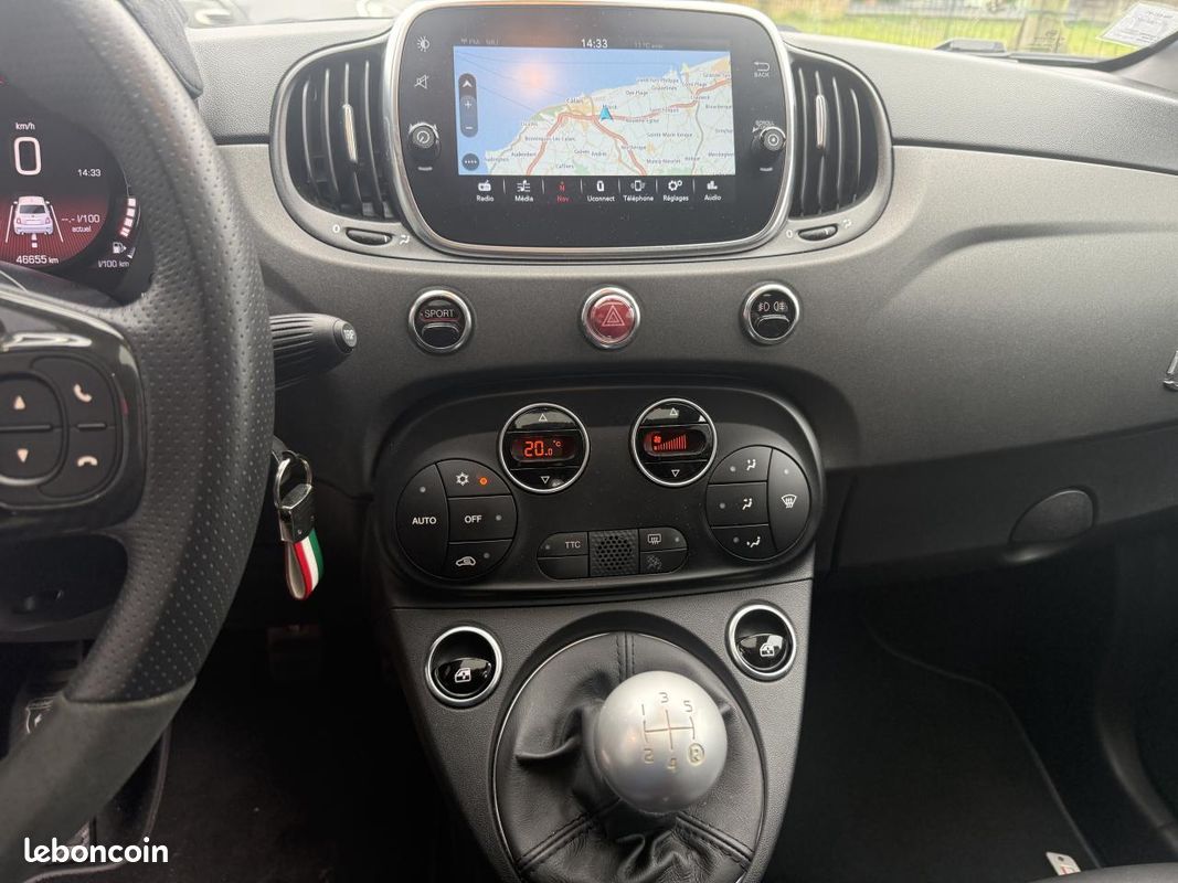 ABARTH 500 595 1.4 T-JET 180 ESSEESSE / Akrapovic + toit ouvrant / Garantie 12 mois (image 11)