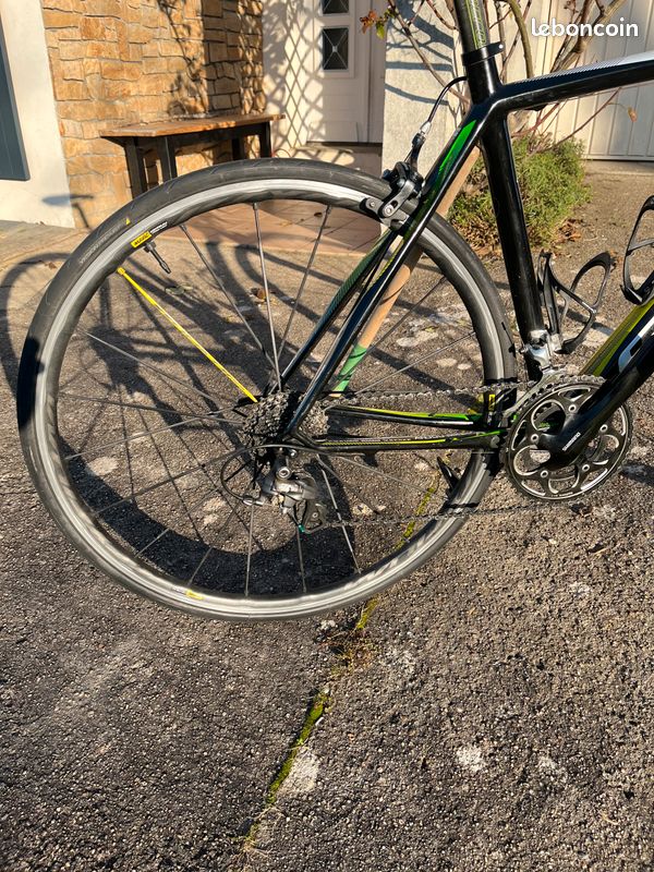 Vélo route carbone Scott CR1 roues Mavic Ksyrium (image 6)