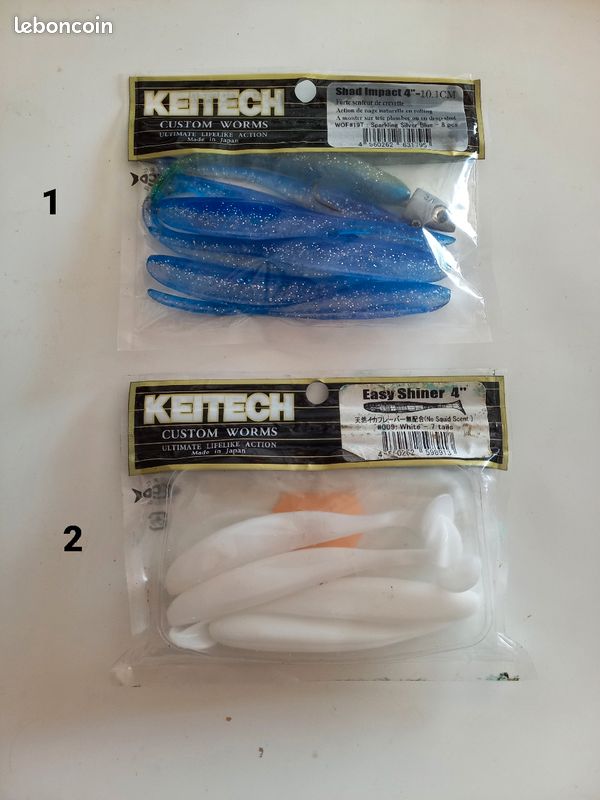 Keitech : shad impact et easy shiner (image 1)