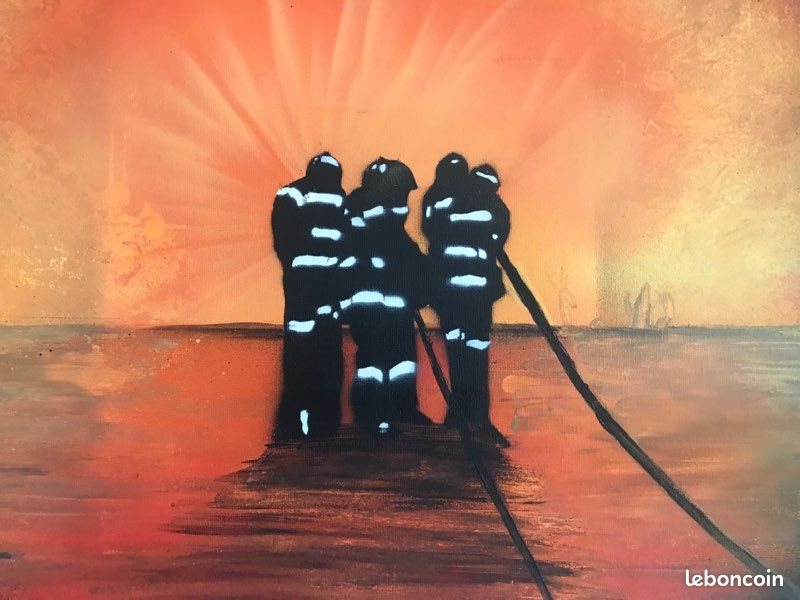 Tableau peinture sur toile (image 1)