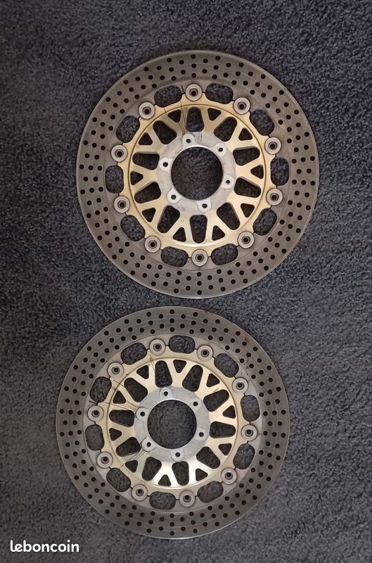 Disque De Frein Avant Gauche Pour Suzuki GSX 550 GN71D (1987) - Épaisseur 4.95 Mm, Pièce D'Occasion