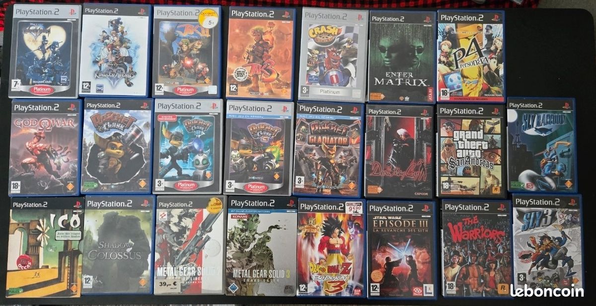 Lot jeux Playstation 2 ps2 - Jeux vidéo