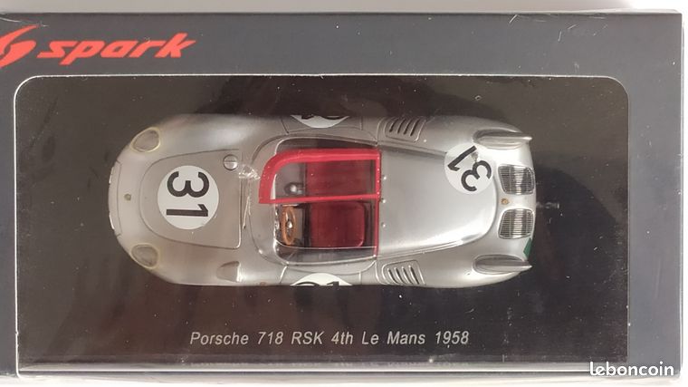 Porsche 718 french gp 1962.spark 1/43 - Collection