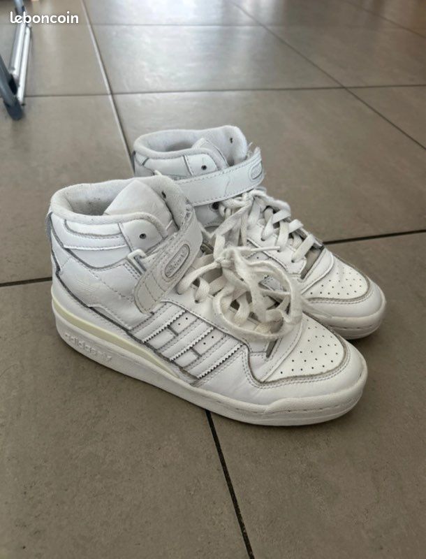 Baskets ADIDAS forum blanches 36 (image 1)