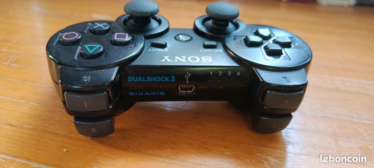 Manette DualShock 3 Sans Fil Officielle Sony - Noire - Sixaxis - Neuf Sous Blister