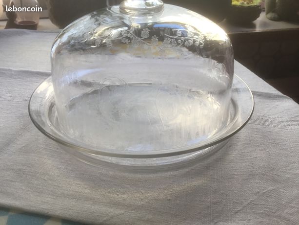 Cloche à Fromage Baccarat Modèle Nancy - Cristal - Très Bon état