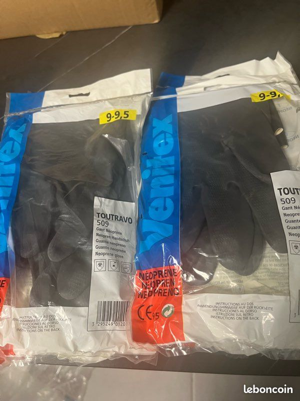 Lot de 10 paires de Gants en Néoprène (image 1)