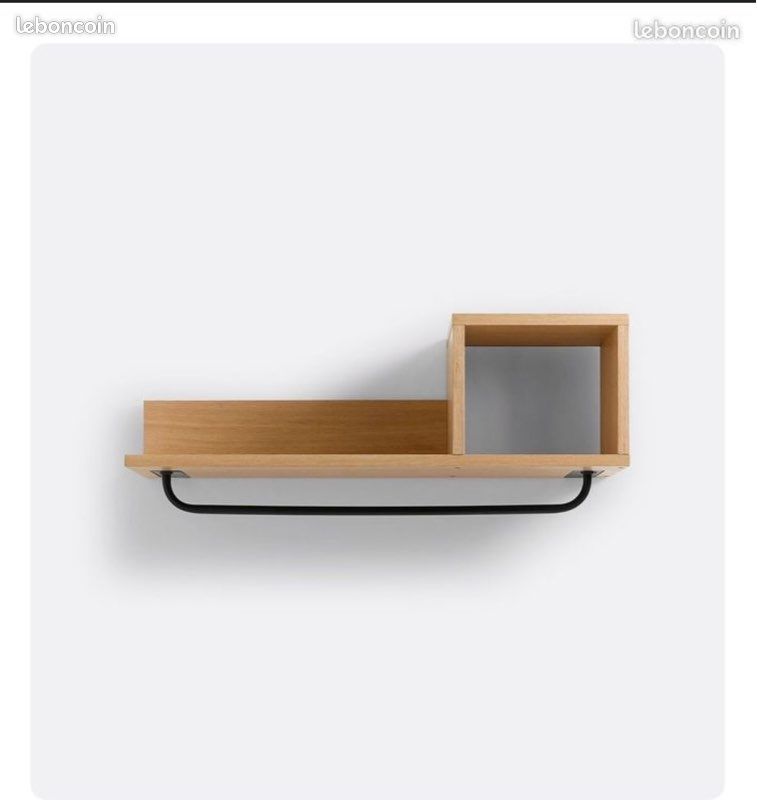 Étagère d entree la redoute bois et métal (image 1)
