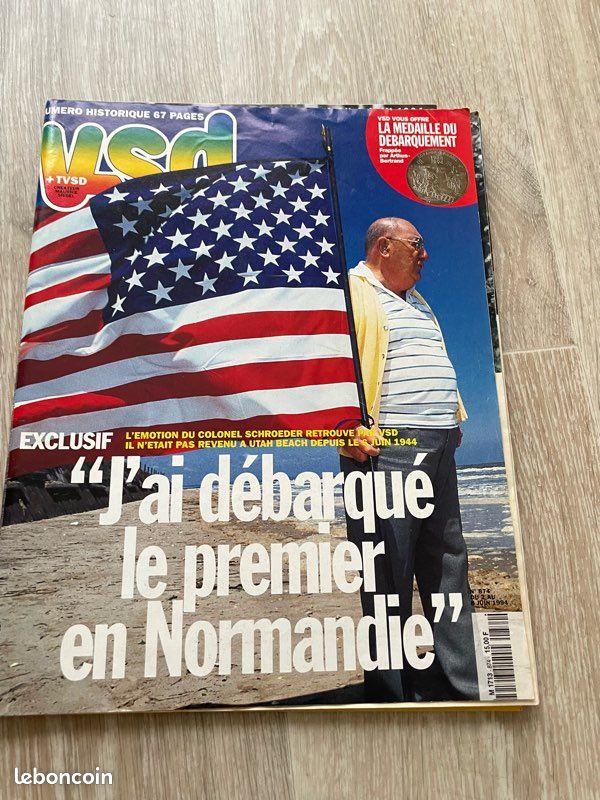 Ancien magazine vsd avec son supplément de juin 1994 excellent état (image 1)