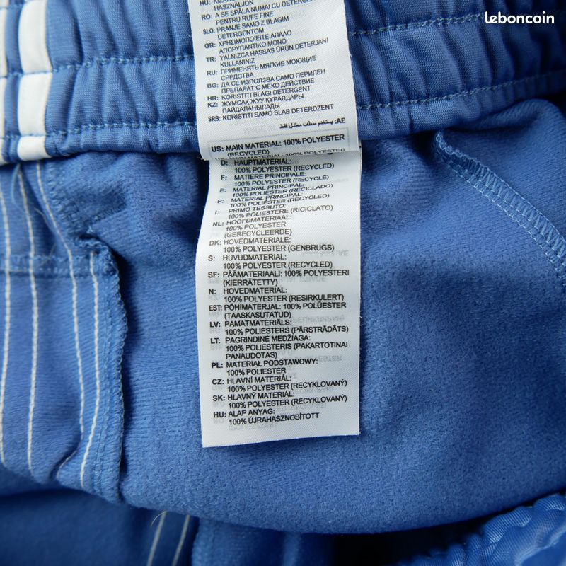 Adidas Jogging Essentials 3-Stripes Tricot Pants Femme Taille XL Bleu #QWE3630 (image 7)