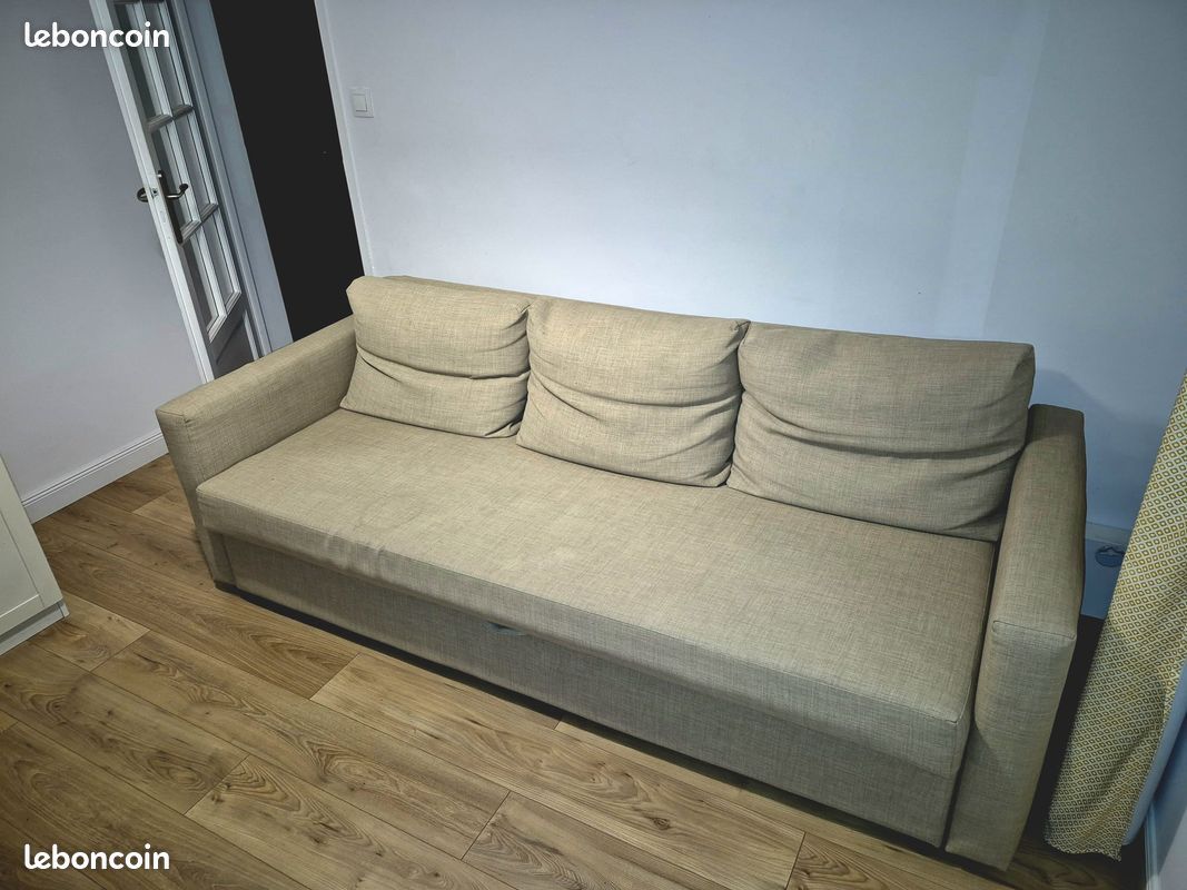 Canapé Convertible 2 Places IKEA Gris – Tout Confort Pour Le Salon !