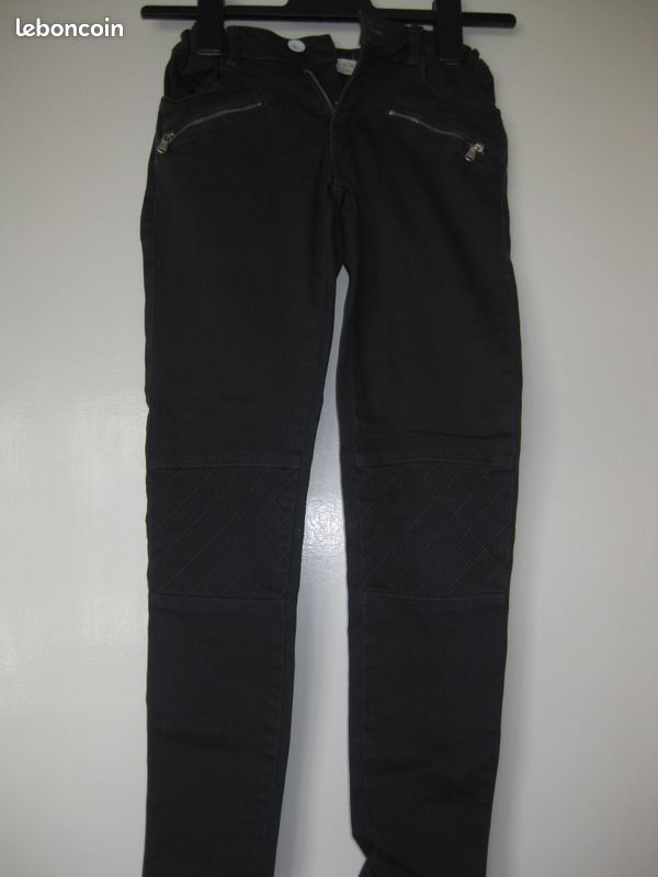 Pantalon bleu marine ZARA 9- 10 ans (image 1)