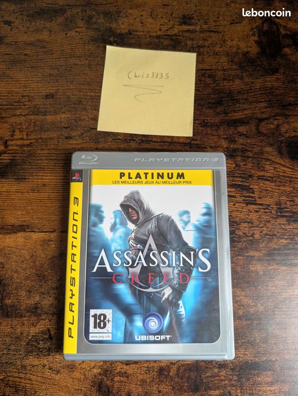 JEU SEUL ASSASSIN'S CREED 1 pour playstation 3 PS3 francais altair combat loose EUR 4,99 - FR