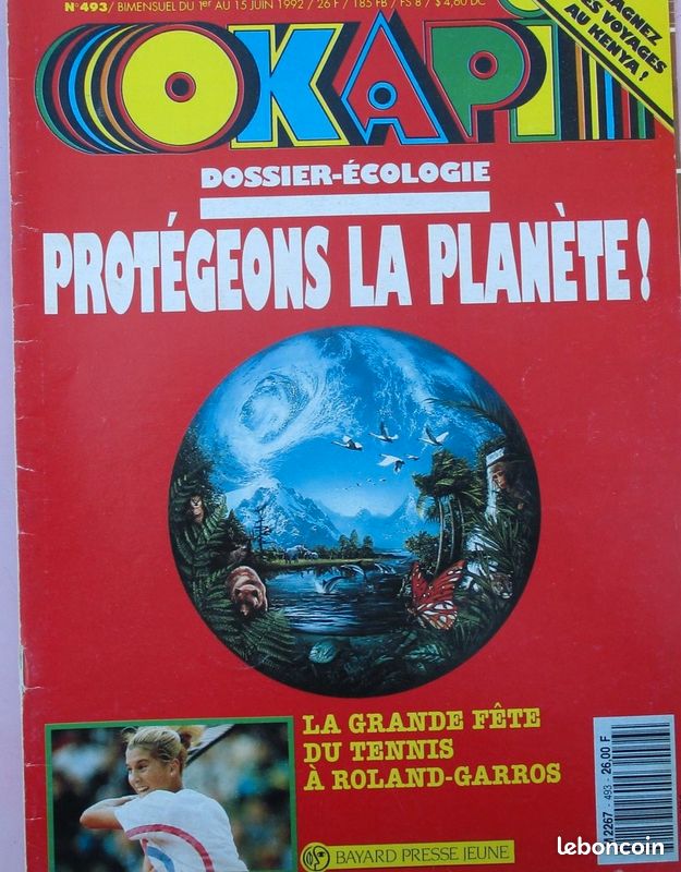 Okapi n° 493 juin 1992 protégeons la planète (image 1)