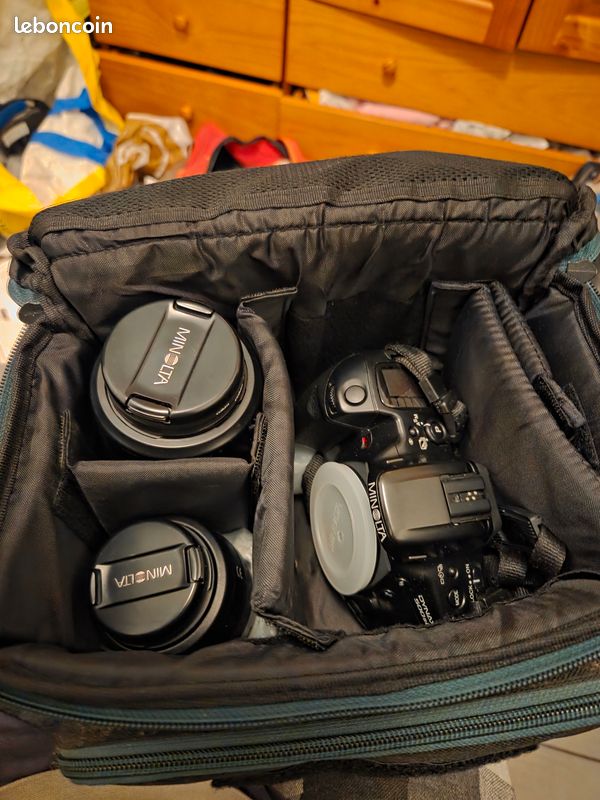 Appareil photo Minolta 500si + objectif 75-300 + objectif 35-70 (image 2)