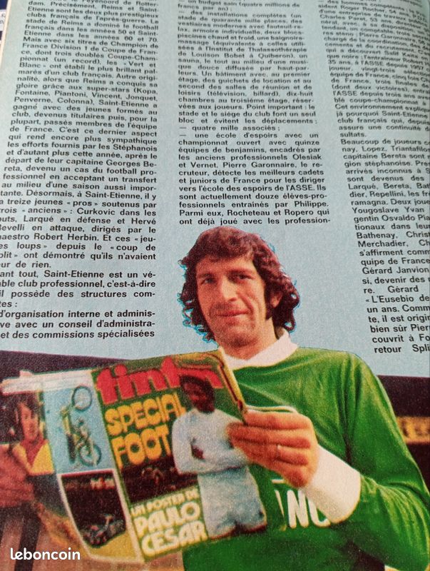Saint Etienne dans Tintin, janvier 1975 (image 2)