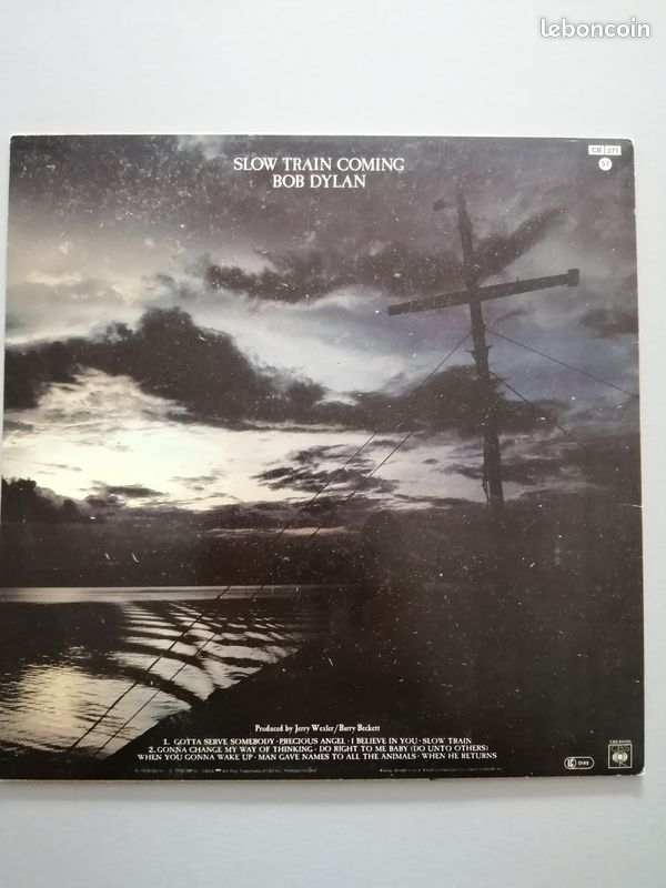 Vinyle 33 tours "Bob Dylan – Slow Train Coming" (image 2)