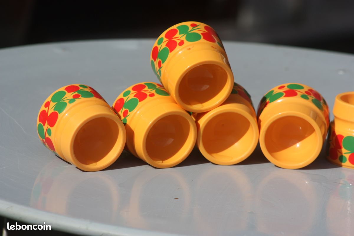 6 coquetiers EMSA modèle Bologna des années 70 West Germanie (image 4)