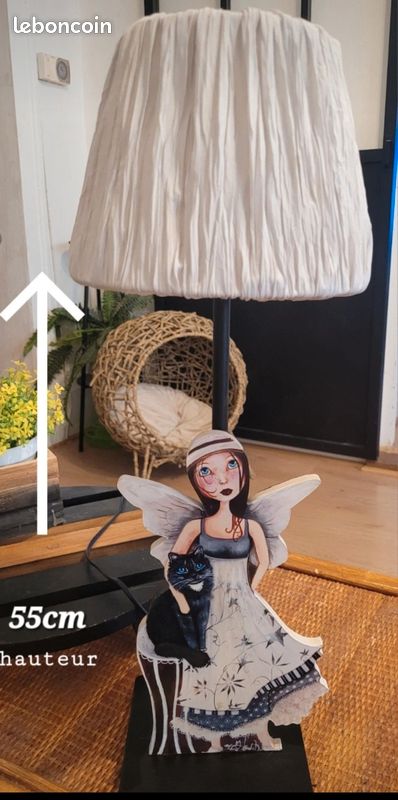 Lampe décorative féerique pièce unique 55 cm (image 2)