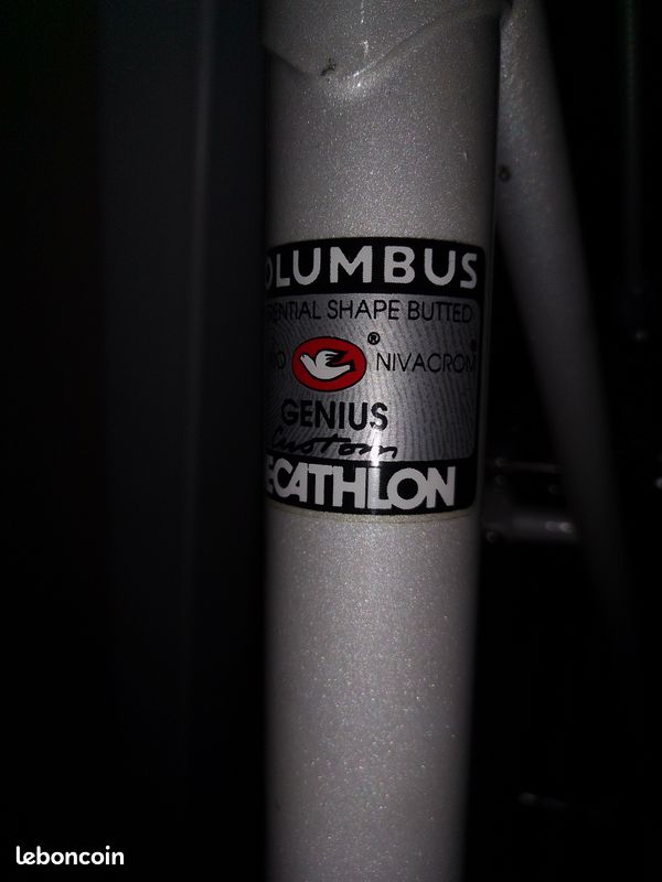 Vélo Decathlon cobra 740 gris blanc (image 8)