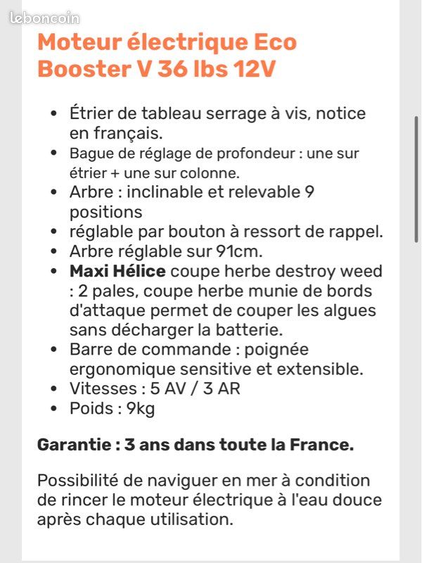 Moteur électrique 36 lbs (image 6)