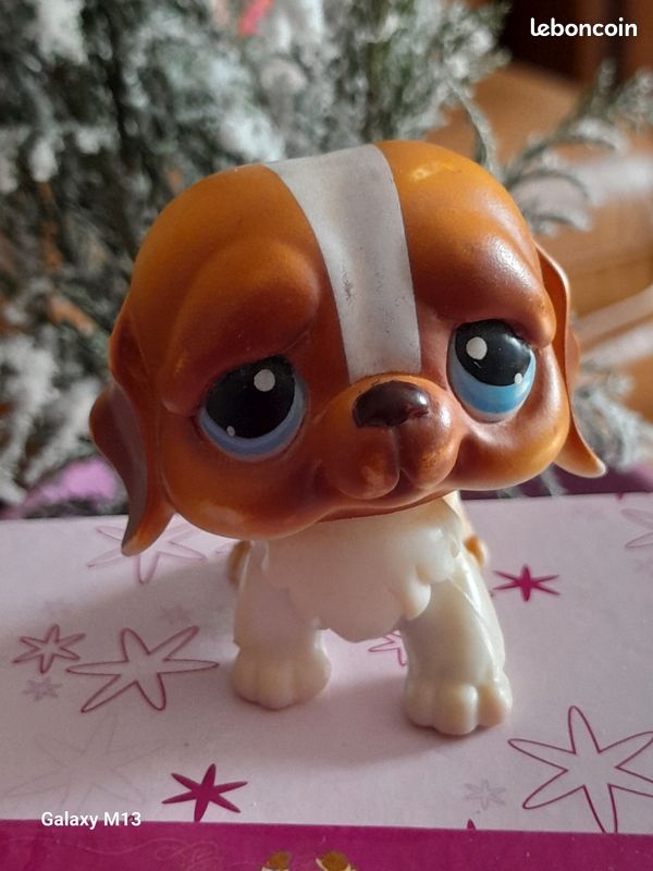 Figurine Chien Pour Maison De Poupée / Pet Shop - Occasion, Jouet Animal Pour Collection Ou Jeu