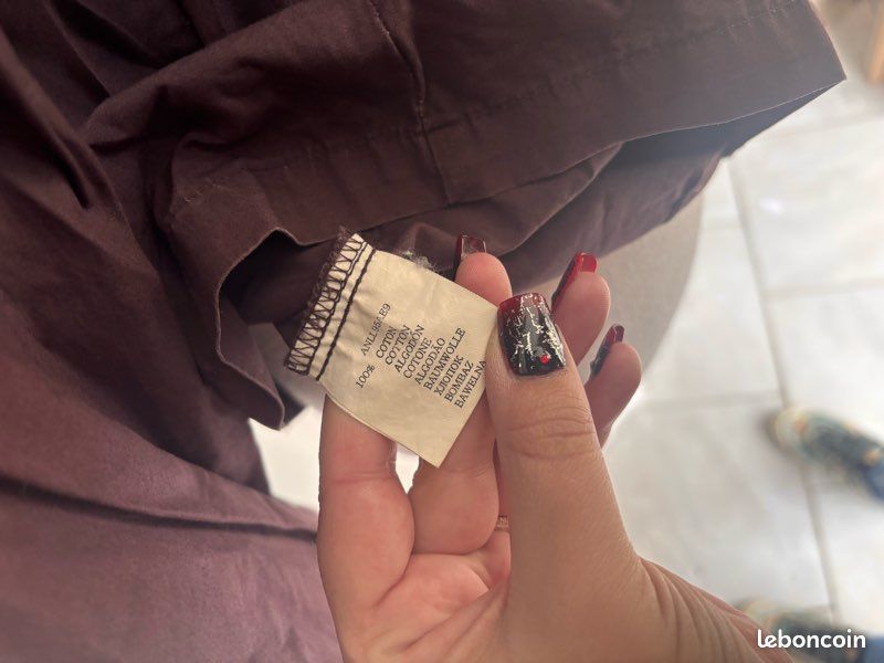 Taille M – Veste prune boutonnée Naf Naf (image 5)