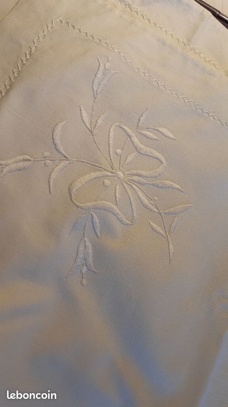 Lot de 2 taies d oreillers vintage (image 3)