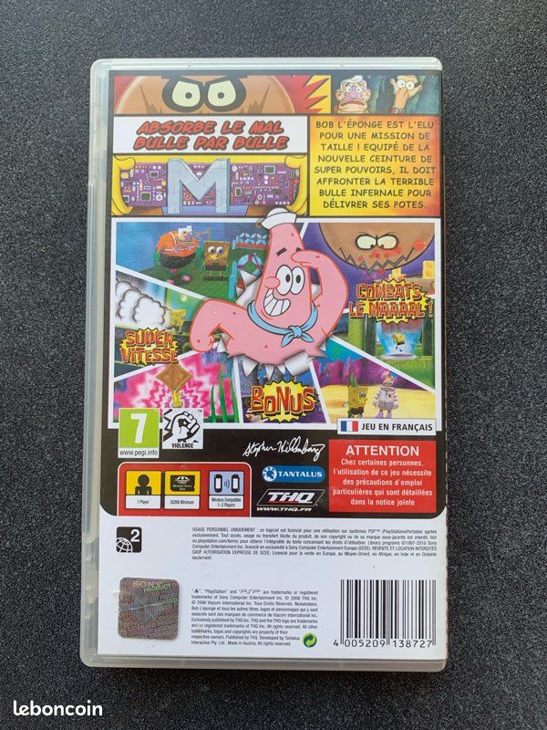 Bob l’éponge : super vengeur – PSP | Kaufen auf Ricardo