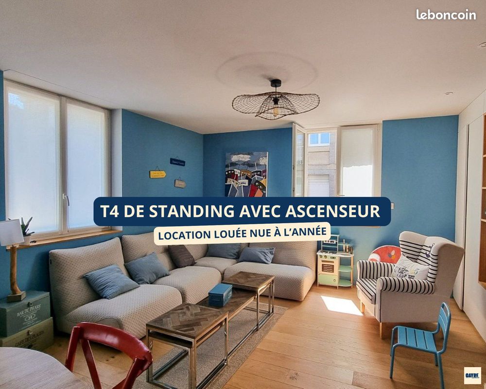 Appartement 4 pièces 98 m² · à Saint-Malo · 98 m² · 1 320 €