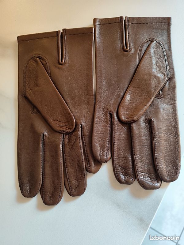 Gants 100% cuir de veau neufs taille 8 3/4 (image 3)
